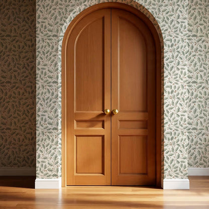 Deo Oak Grove Neutral Bone Sage Wallpaper