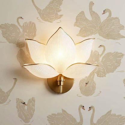 Deva Swan Lake Cream Beige Wallpaper
