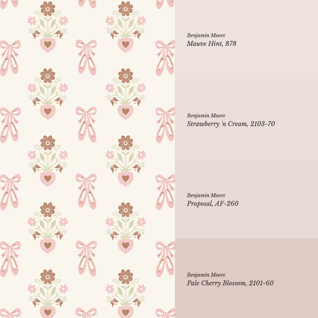Elaina Balletcore Blush Wallpaper