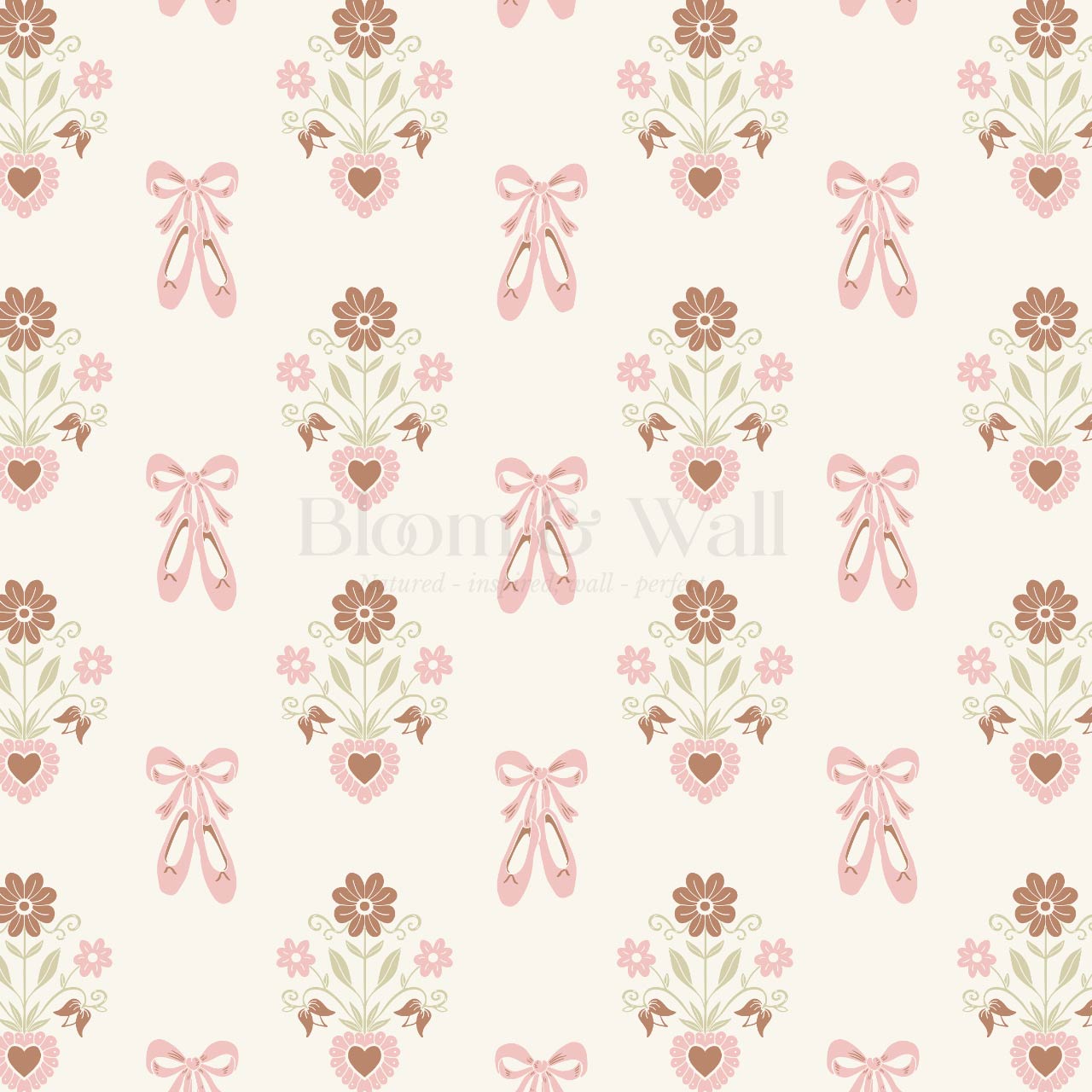 Elaina Balletcore Blush Wallpaper