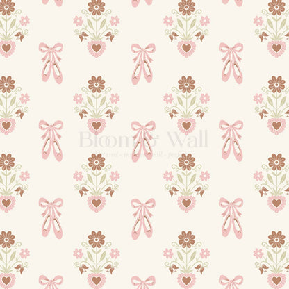 Elaina Balletcore Blush Wallpaper