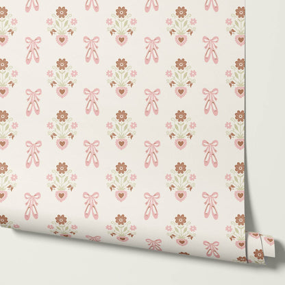 Elaina Balletcore Blush Wallpaper