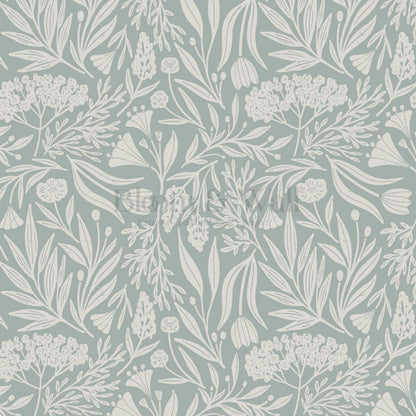 Elene Garden Sea Glass Beige Wallpaper