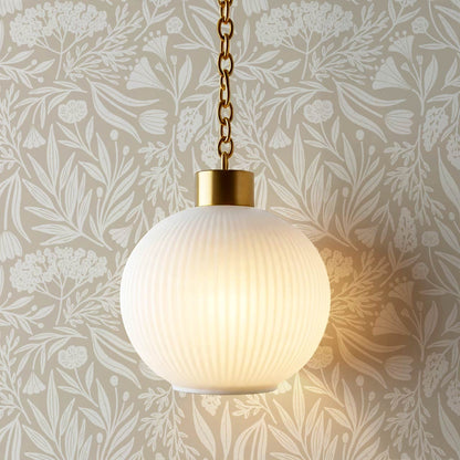 Elene Garden Beige Cream Wallpaper