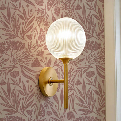 Elene Garden Blush Mauve Wallpaper