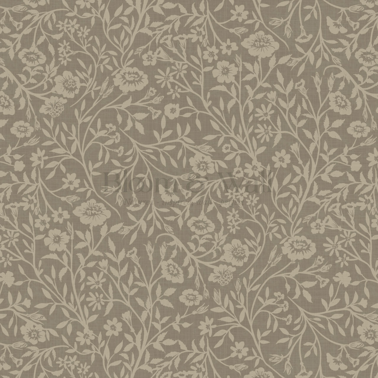 Eliana Spring Blooms Smoke Wallpaper
