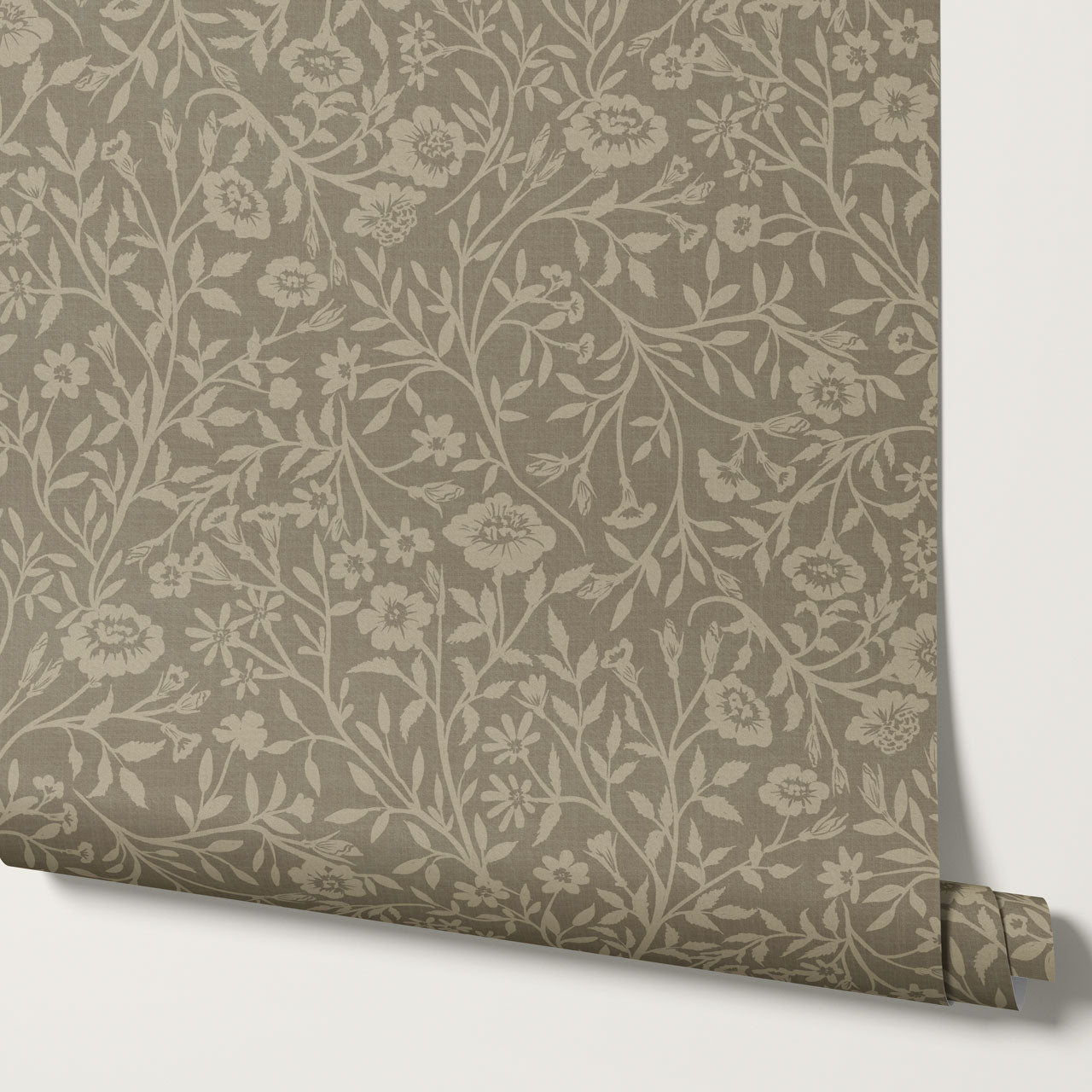 Eliana Spring Blooms Smoke Wallpaper