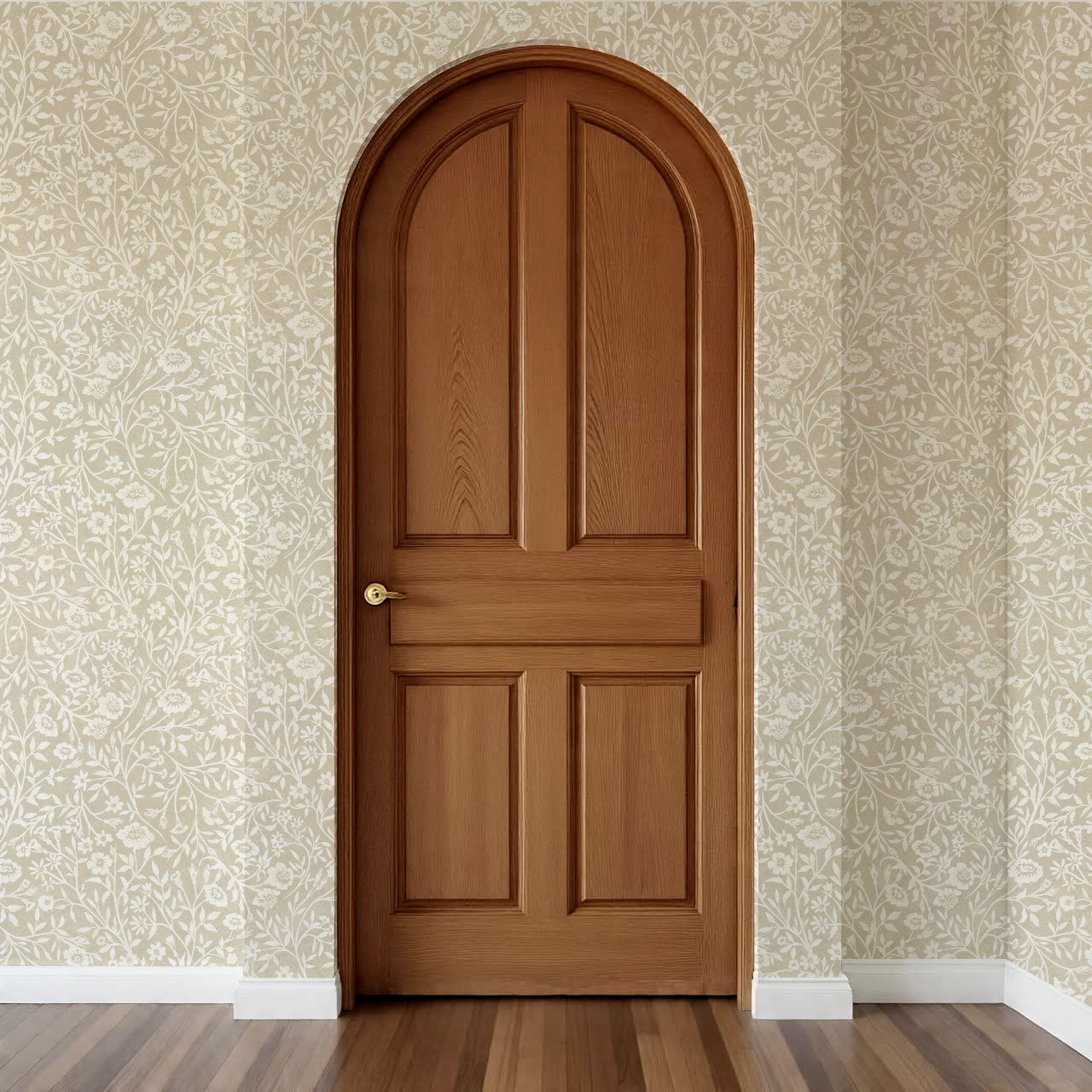 Eliana Spring Blooms Beige Wallpaper