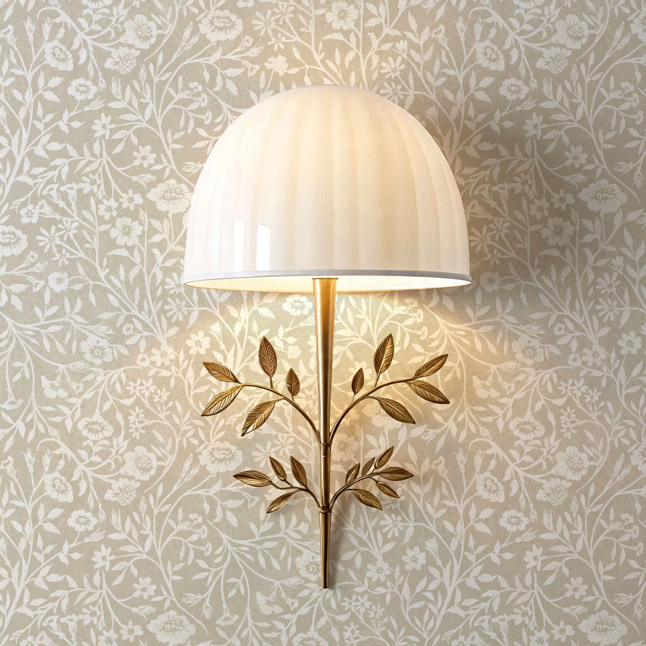 Eliana Spring Blooms Beige Wallpaper