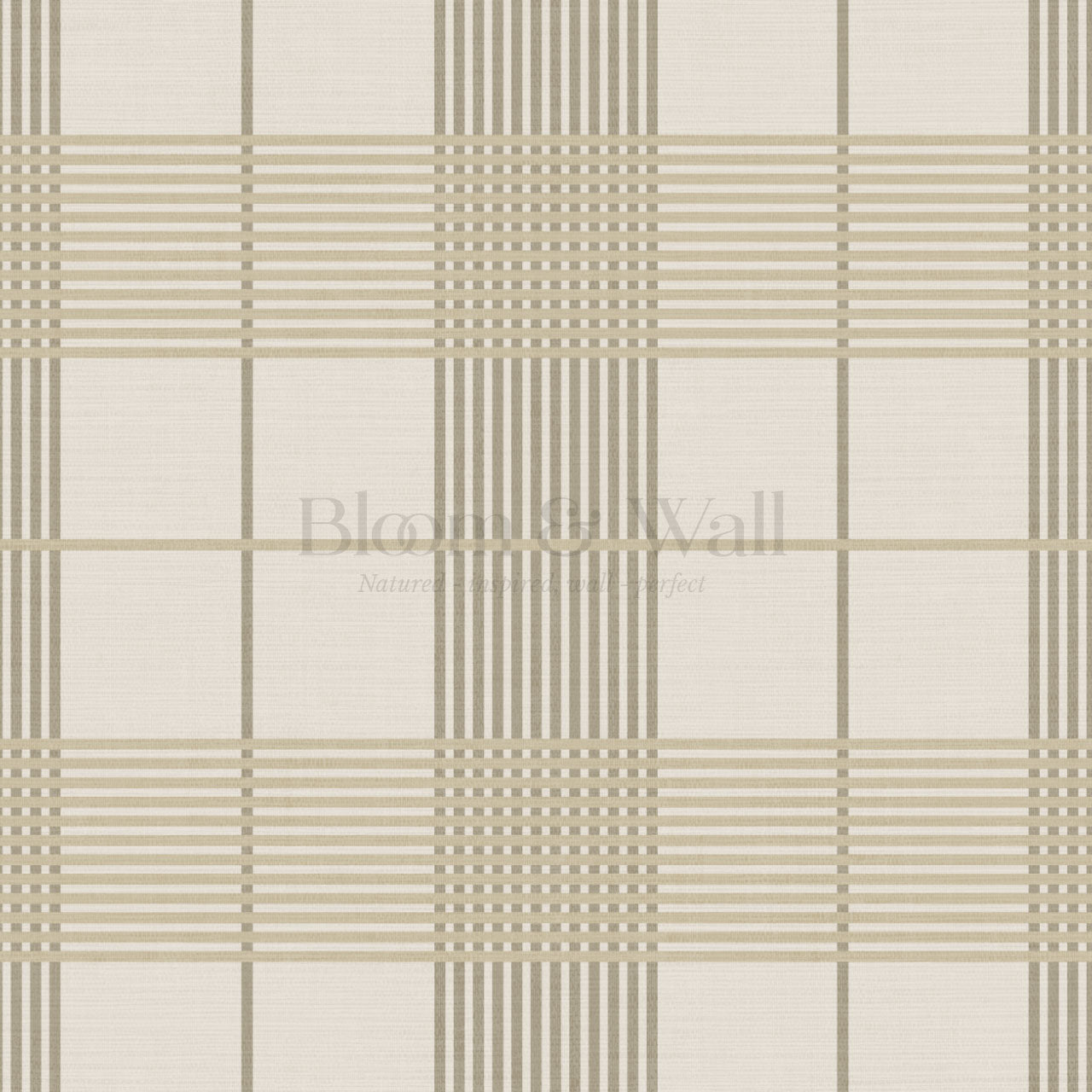 Elodie Olive Plaid Gingham Tartan Wallpaper