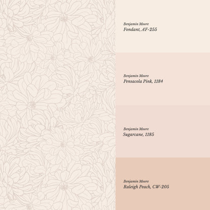 Eloise Magnolia Petals Cream Wallpaper