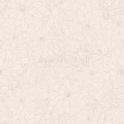 Eloise Magnolia Petals Cream Wallpaper