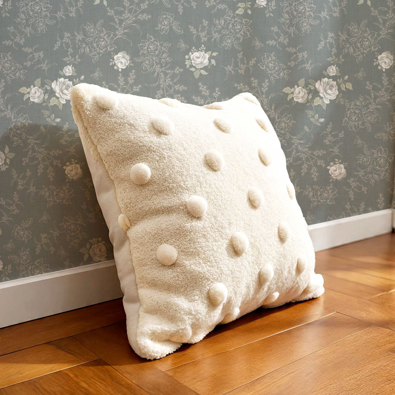 Elora Romantic Spring Roses Slate Wallpaper