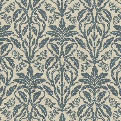 Elora Vintage Glamour Slate Wallpaper