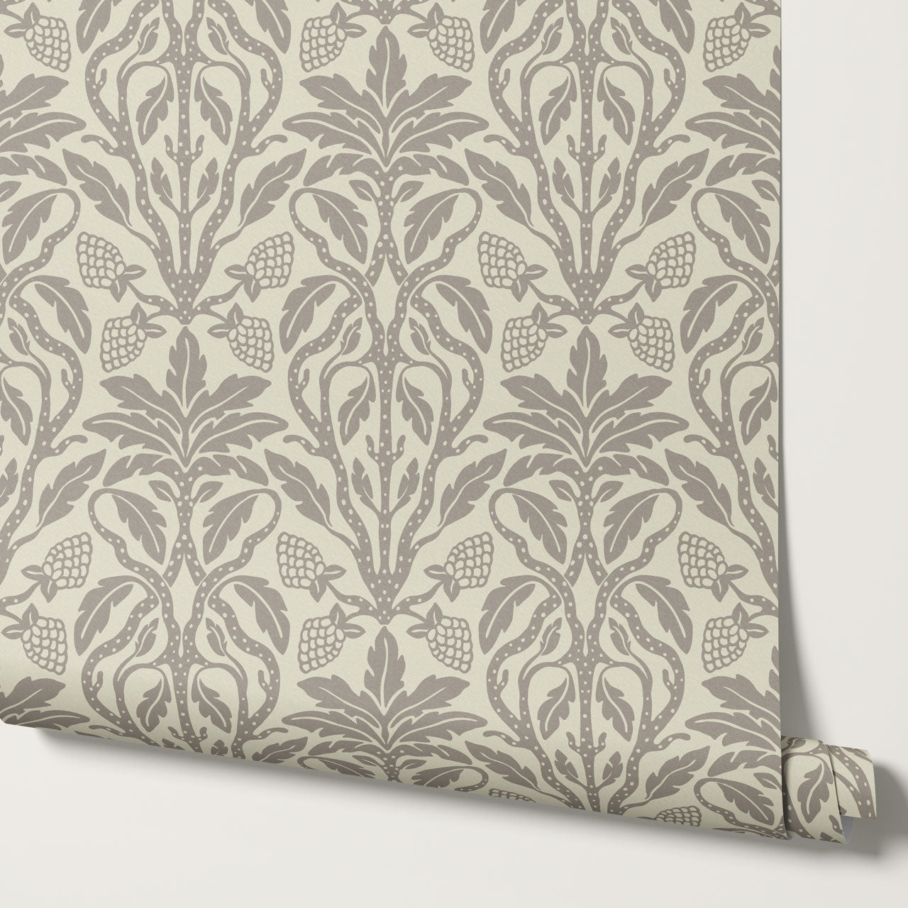 Elora Vintage Glamour Pewter Wallpaper