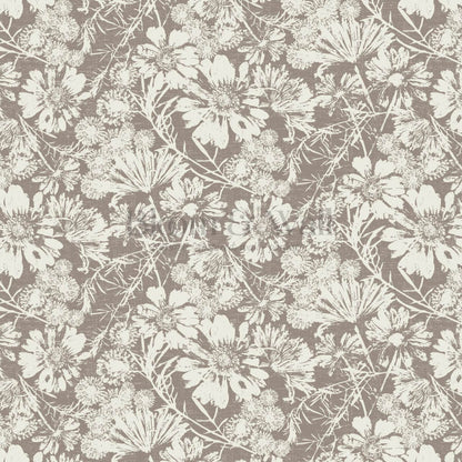 Elowyn Tossed Blooms Clay Wallpaper