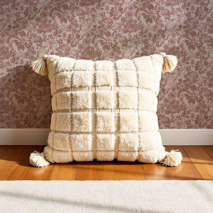 Elowyn Tossed Blooms Mauve Wallpaper