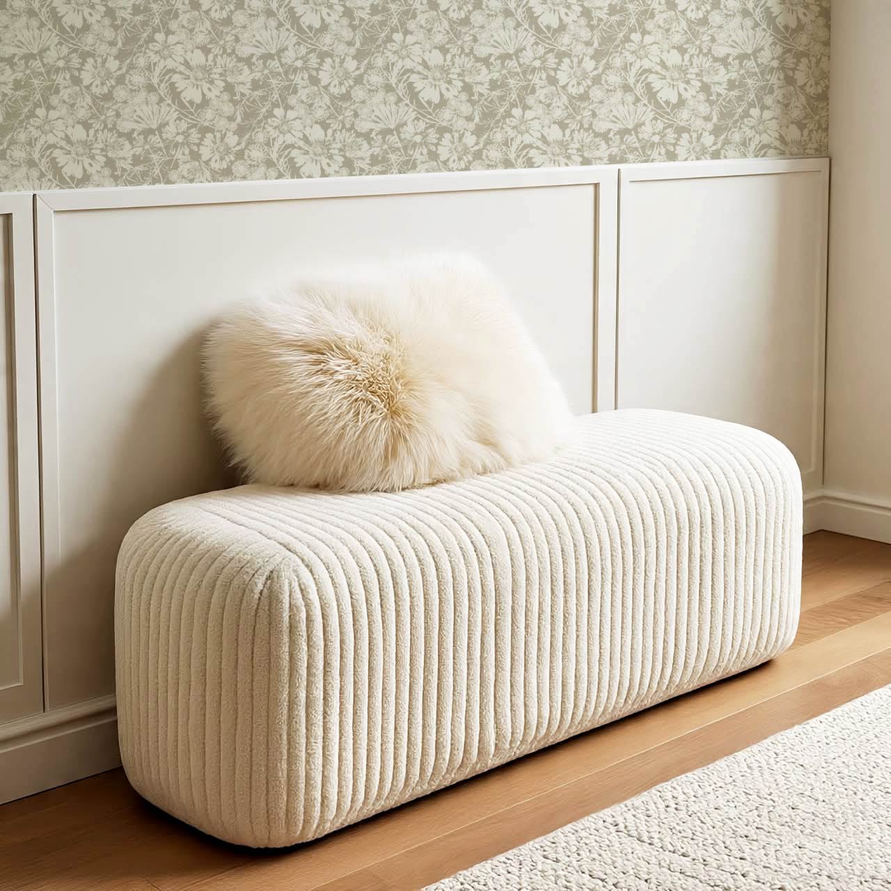 Elowyn Tossed Blooms Olive Wallpaper