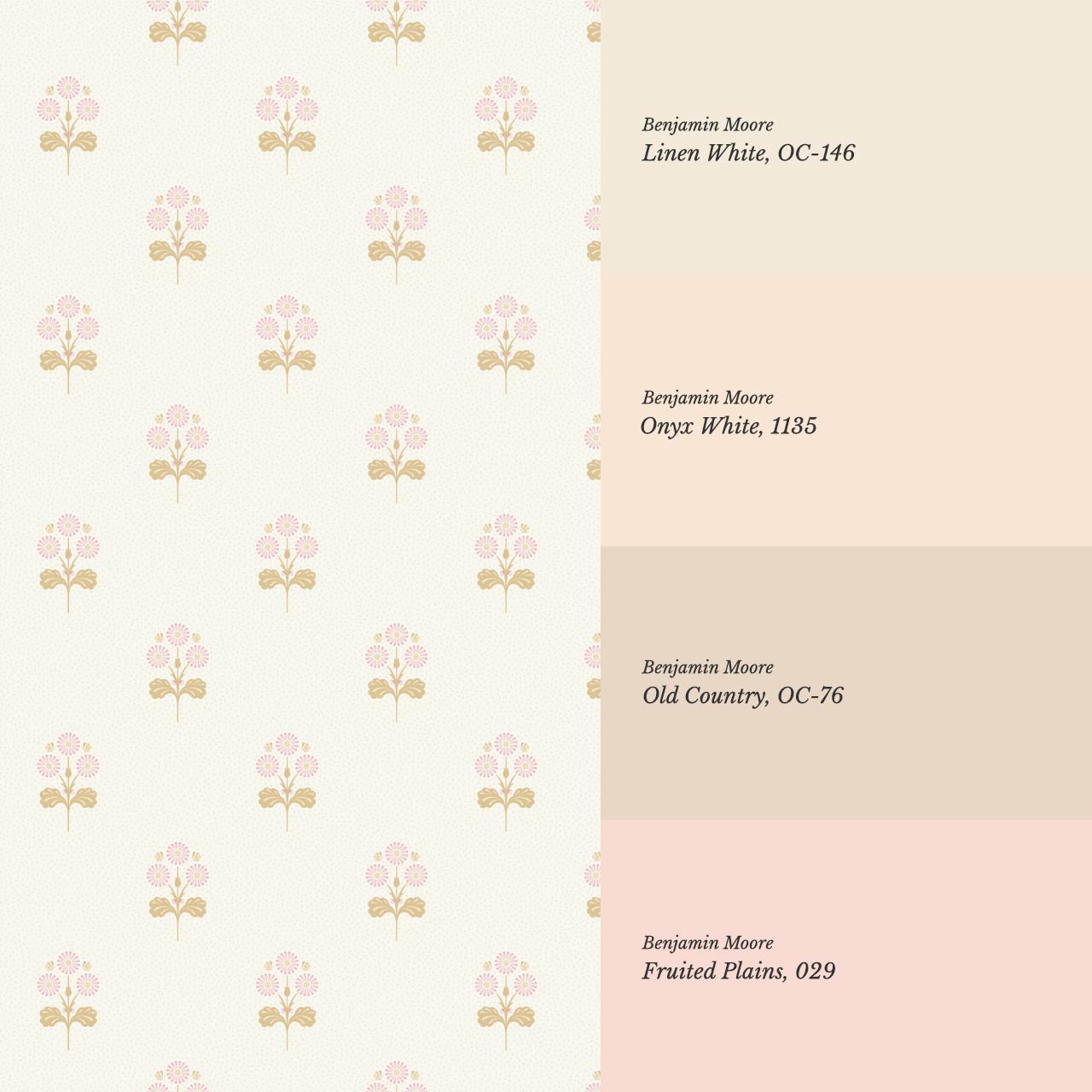 Elowynne Springtime Trellis Pink Cream Wallpaper