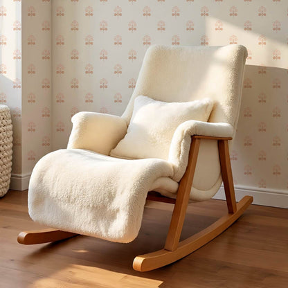 Elowynne Springtime Trellis Coral Cream Wallpaper