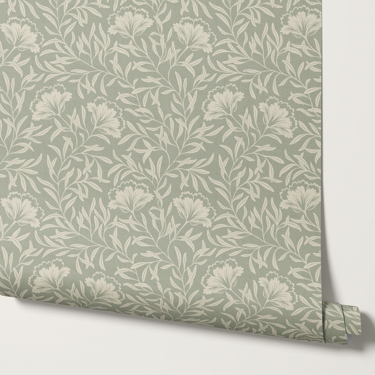 Emerson Bloom Vines Sage Wallpaper