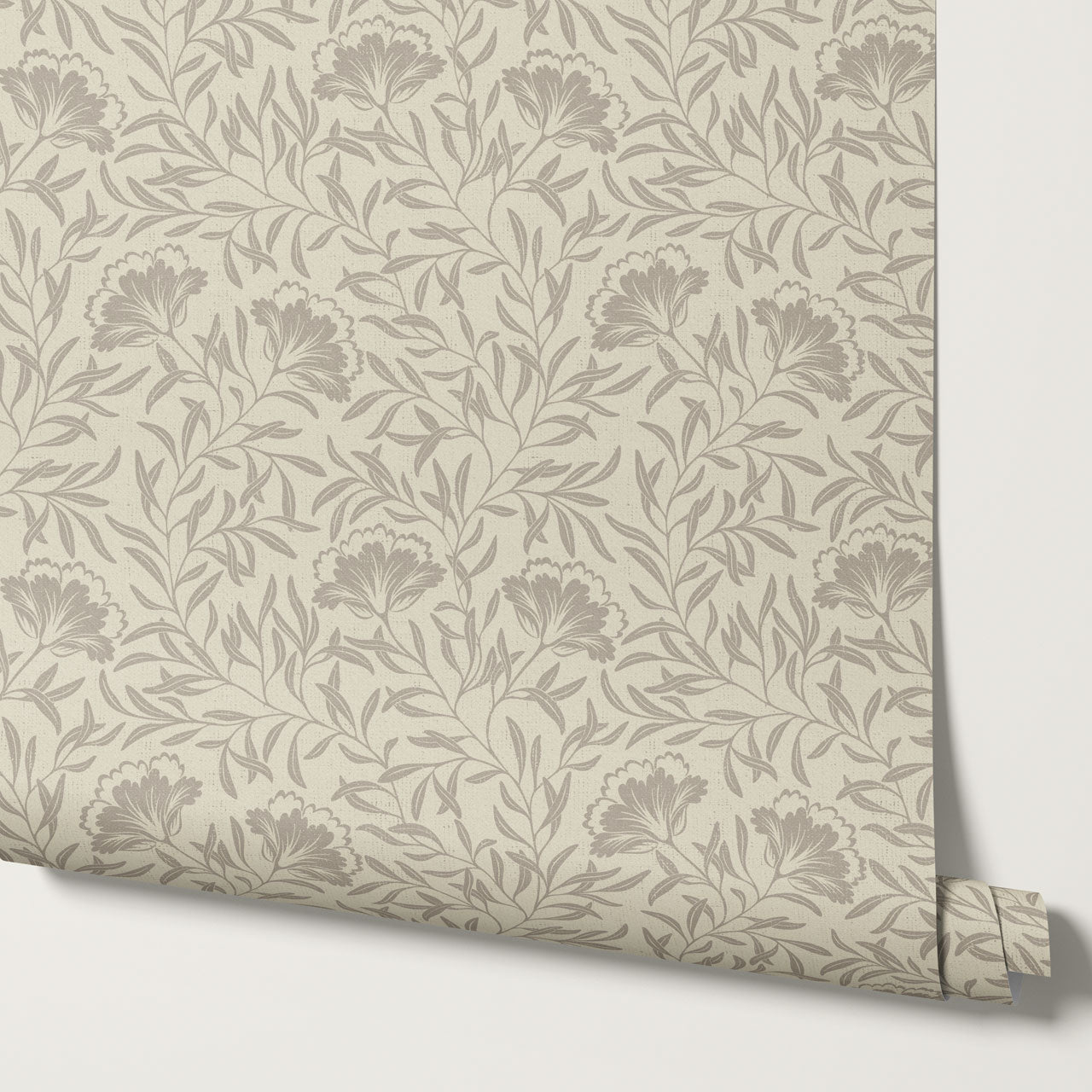 Emerson Bloom Vines Harbor Beige Wallpaper