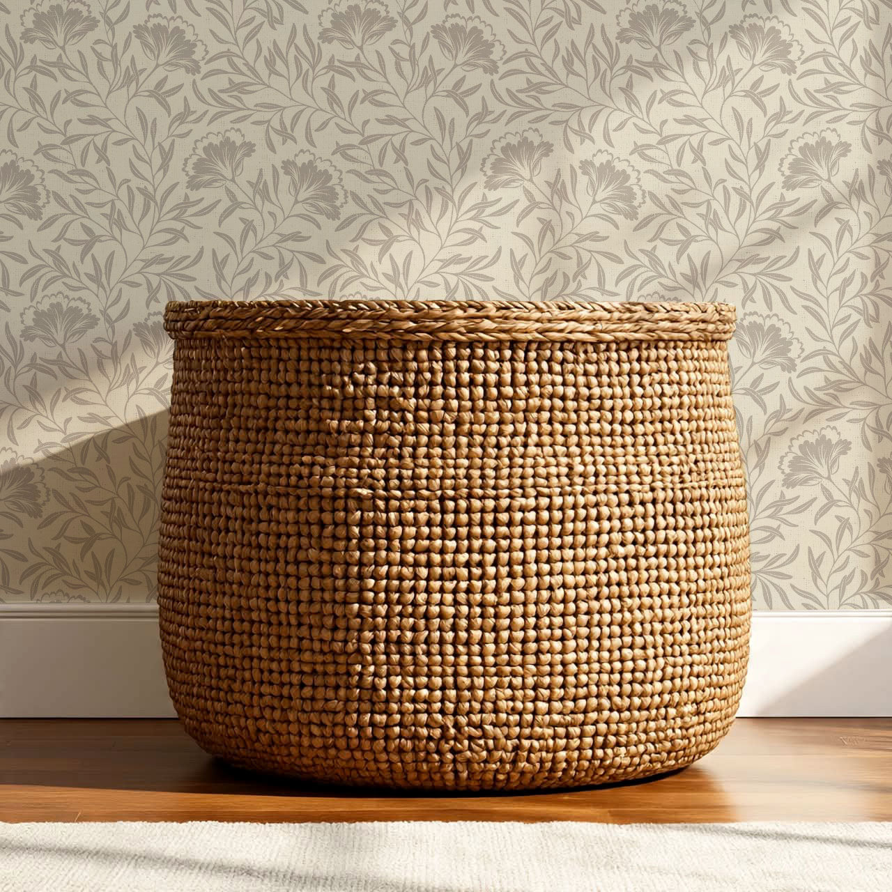 Emerson Bloom Vines Harbor Beige Wallpaper