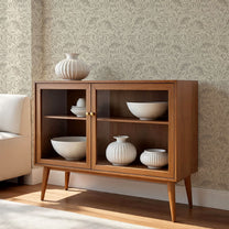 Emerson Bloom Vines Harbor Beige Wallpaper – Bloom & Wall