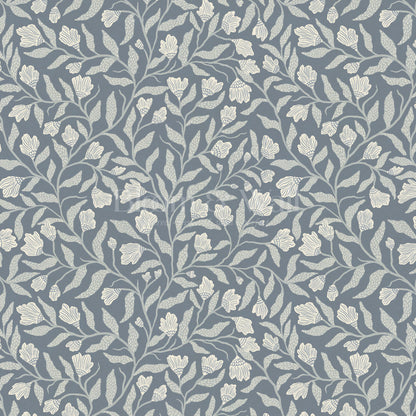 Emiliana Vines Blue Wallpaper