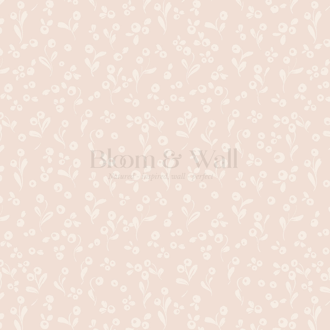 Emma Ball Flowers Blush Wallpaper