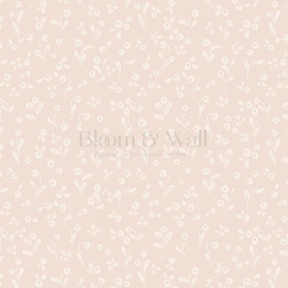 Emma Ball Flowers Blush Wallpaper