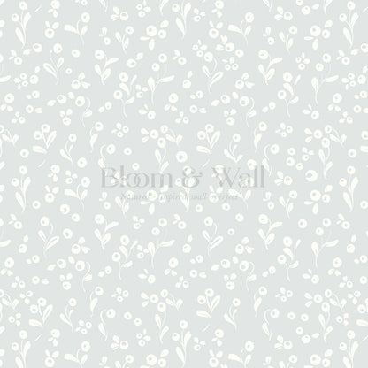 Emma Ball Flowers Soft Blue