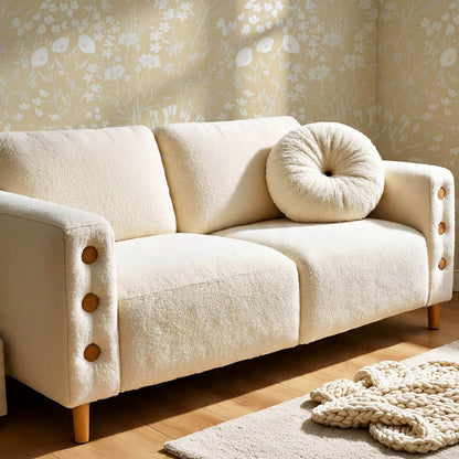 Ene Field Blooms Warm Gold Wallpaper