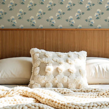 Estefania Pansy Love  Dusky Taupe Wallpaper