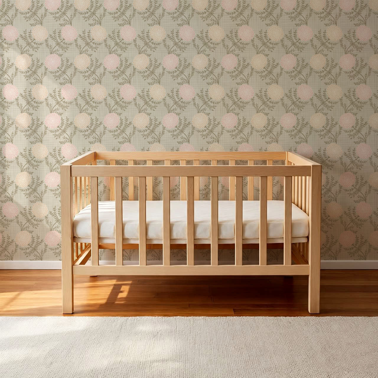 Esther Chambray Dahlia Warm Pastel Wallpaper