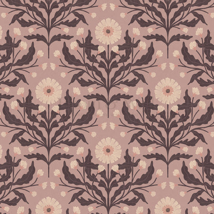 Ettamillia Blooms Dusty Pink Wallpaper