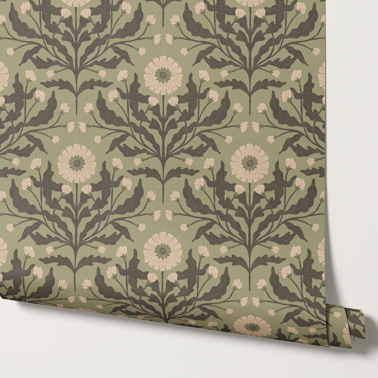 Ettamillia Blooms Green Wallpaper