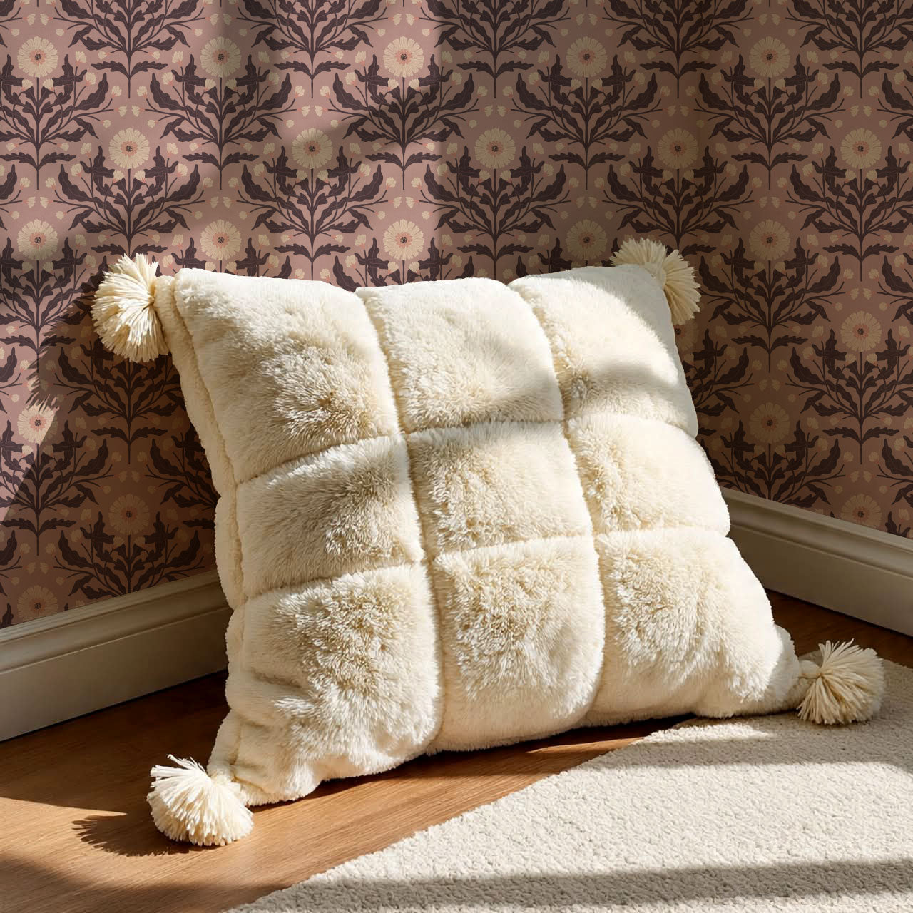 Ettamillia Blooms Dusty Pink Wallpaper