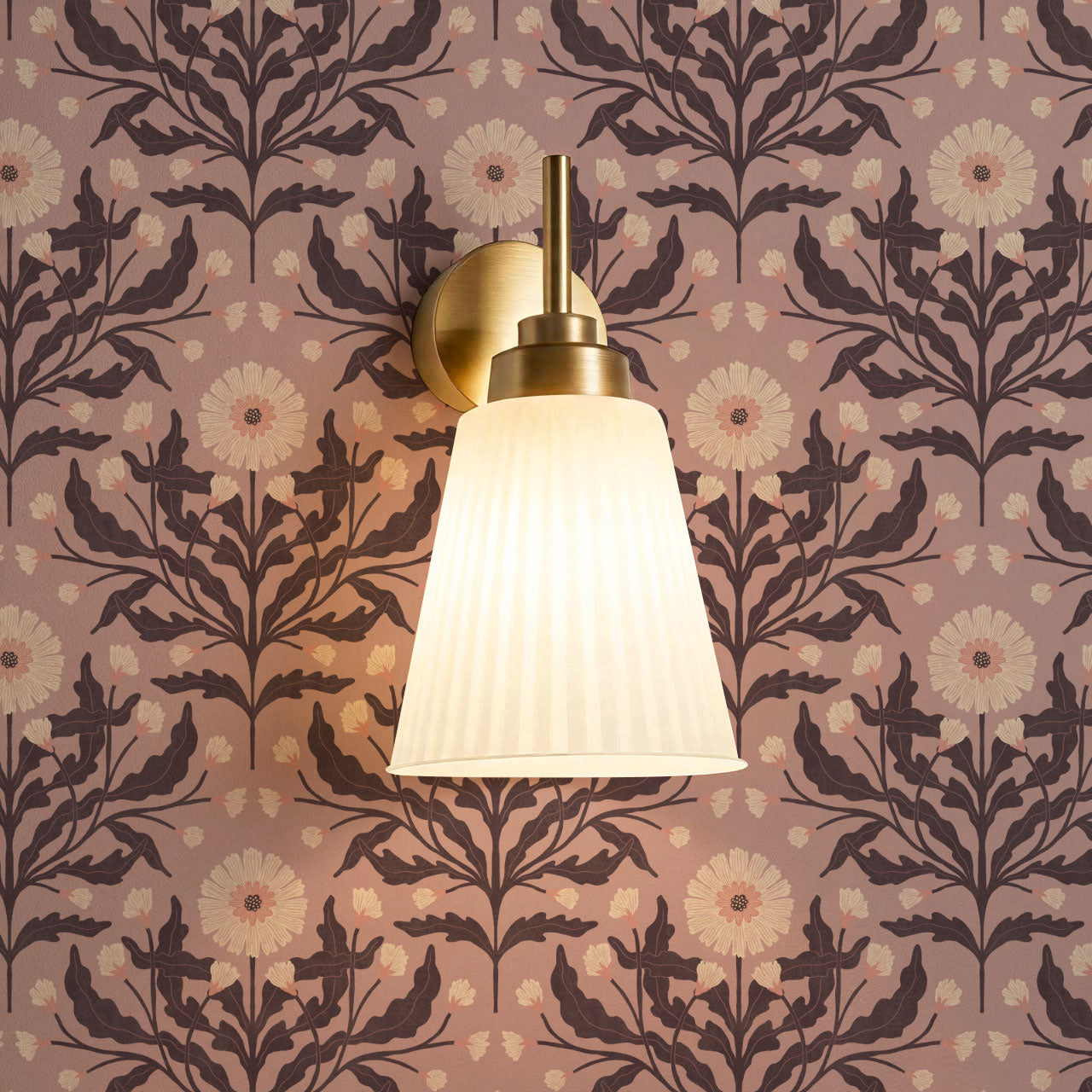 Ettamillia Blooms Dusty Pink Wallpaper
