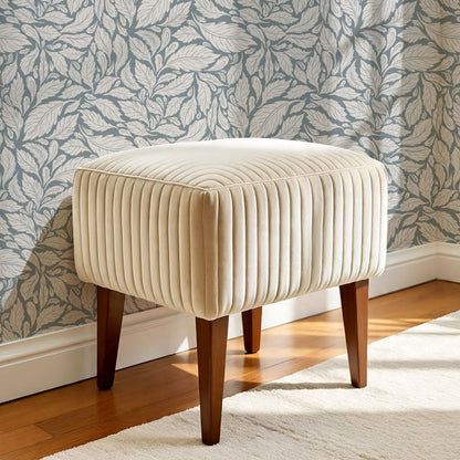 Eulalie Chateau Foliage Slate Wallpaper
