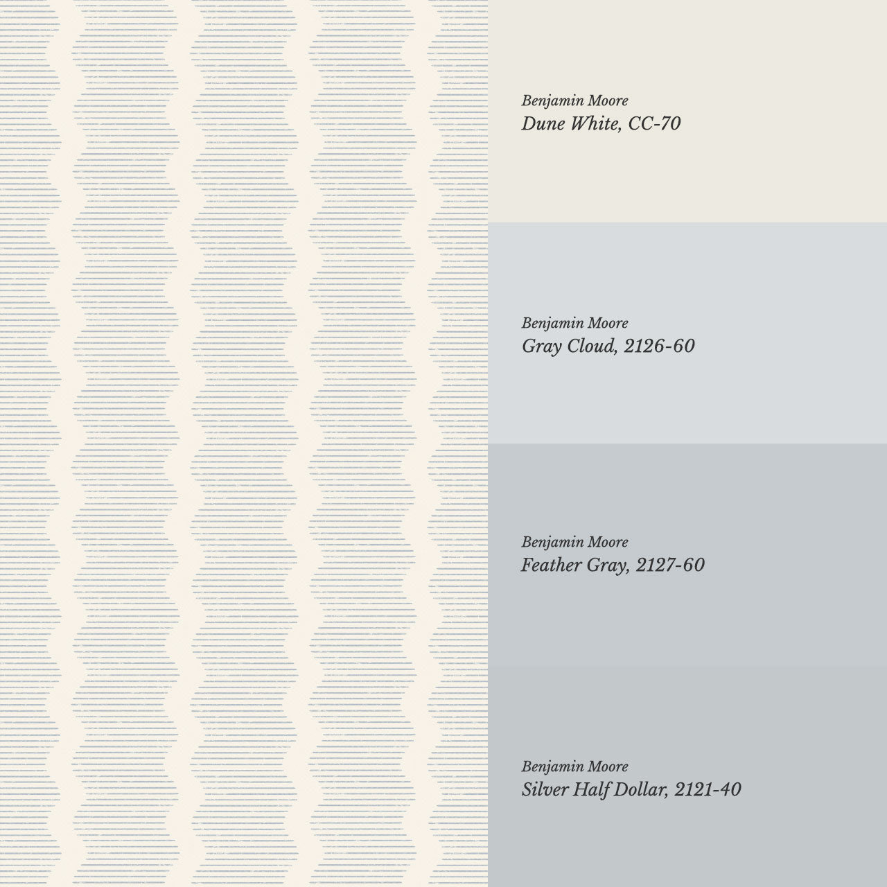 Evangeline Textured Wavy Stripes French Blue Wallpaper