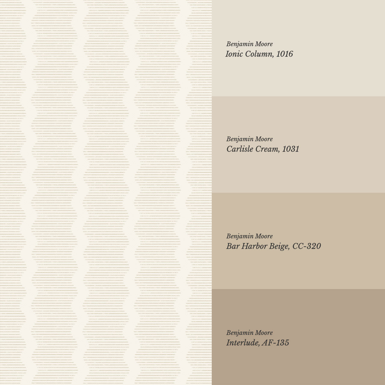 Evangeline Textured Wavy Stripes Light Beige Wallpaper
