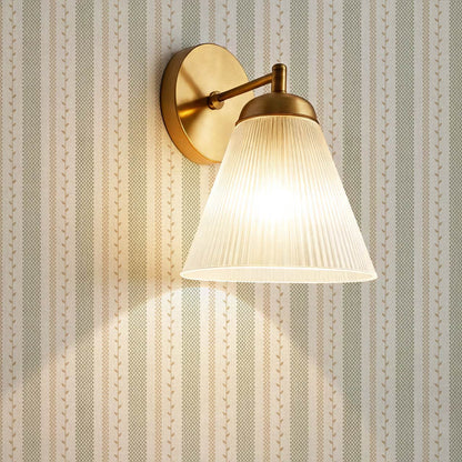 Fabiola Woodland Stripe Ivory Beige Sage Wallpaper