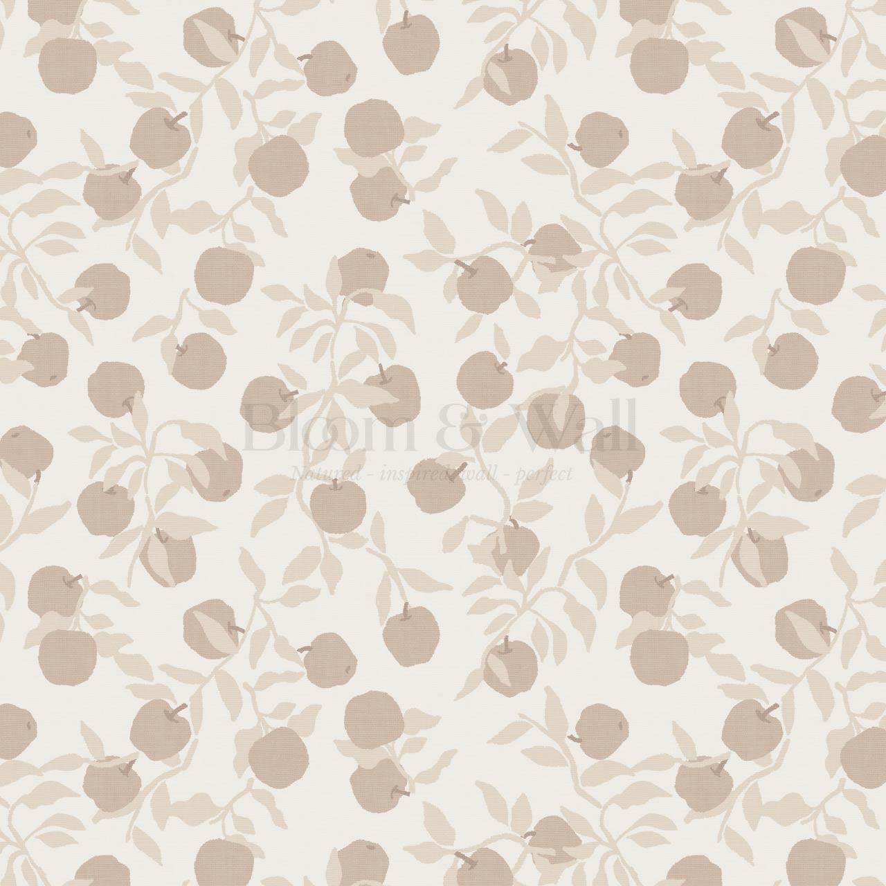Faith Apple Orchard Taupe Wallpaper
