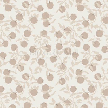Faith Apple Orchard Taupe Wallpaper