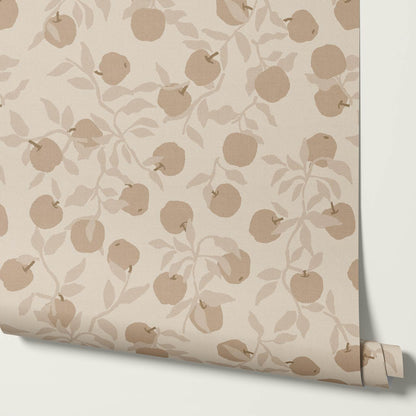 Faith Apple Orchard Beige Wallpaper