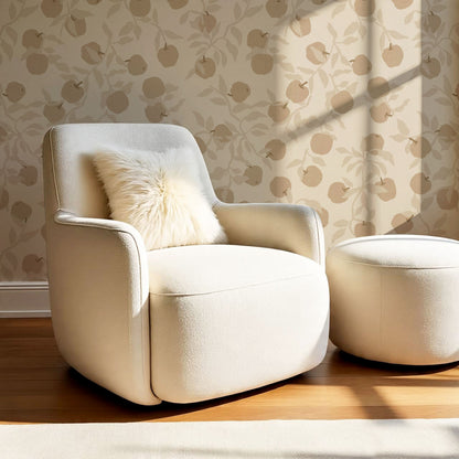 Faith Apple Orchard Beige Wallpaper