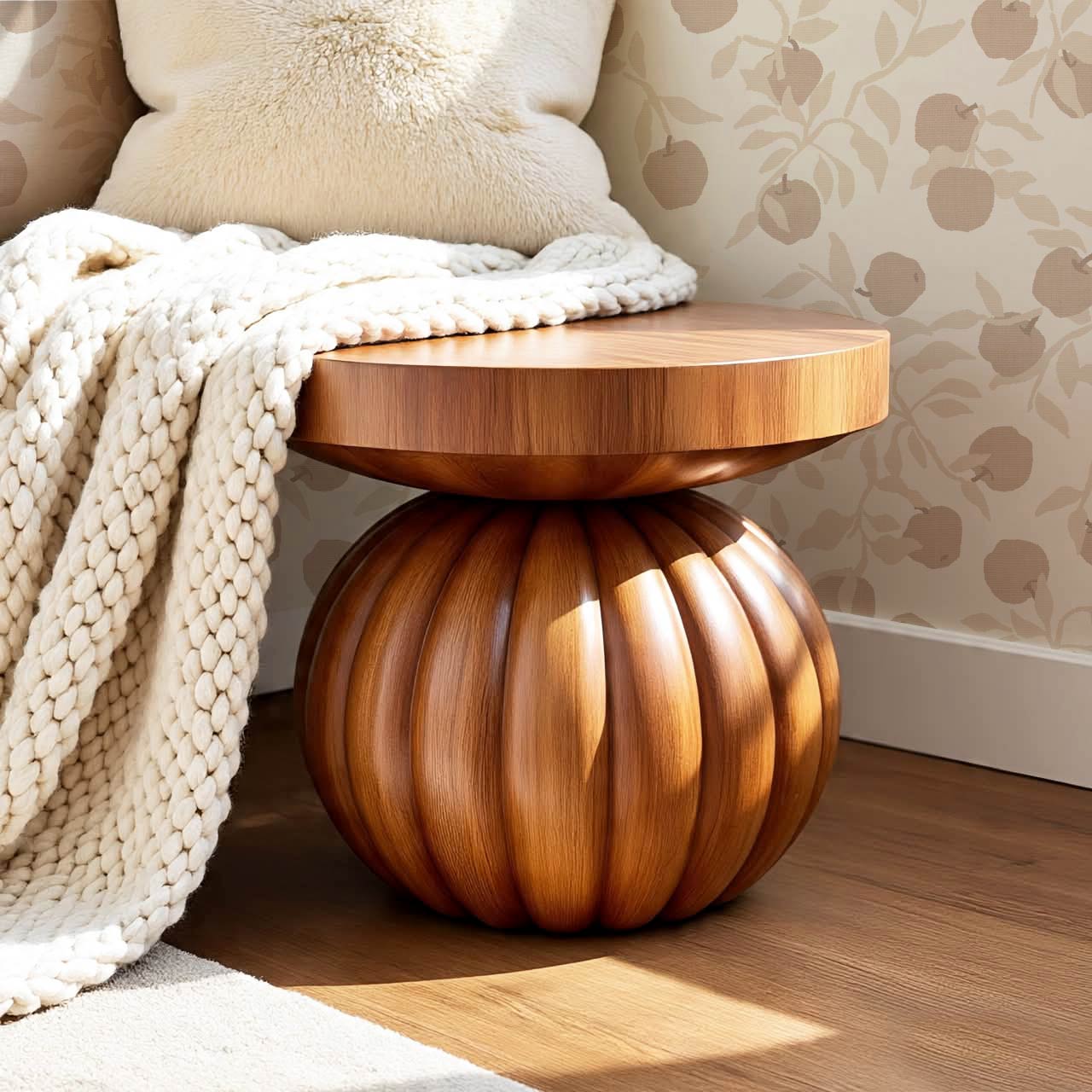 Faith Apple Orchard Taupe Wallpaper