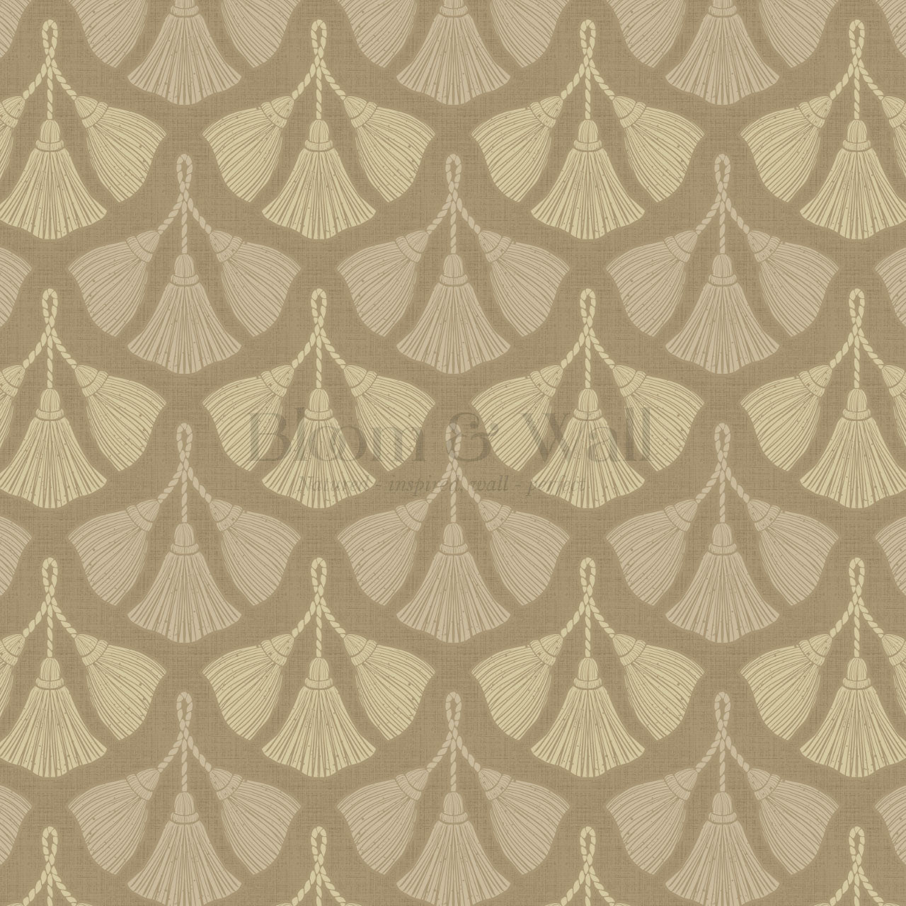 Fantasia Tassel Gold Wallpaper