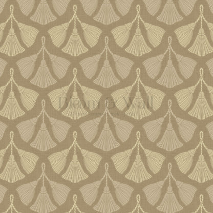 Fantasia Tassel Gold Wallpaper